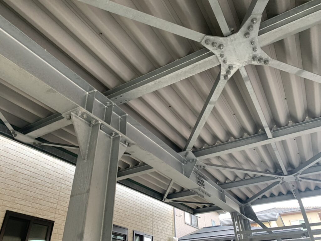 鉄骨工事の施工事例（新潟県長岡市）